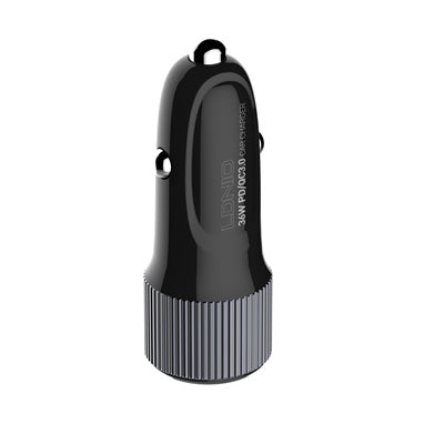 LDNIO C510Q USB C Fast Car Charger 36W PD+QC3.0 Fast Charging in Car charger - Black LDNIO C510Q USB C Fast Car Charger 36W PD+QC3.0 Fast Charging in Car charger - Black